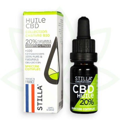 Cbd kanapių aliejus 20 procentų 10ml pilno spektro stilla Prancūzija mafrenchweed 4