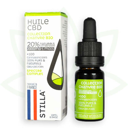 Cbd kanapių aliejus 20 procentų 10ml pilno spektro stilla Prancūzija mafrenchweed 6