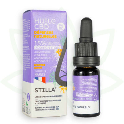 cbd natūralus gynybos aliejus 15 proc. 10ml plataus spektro stilla france mafrenchweed 6