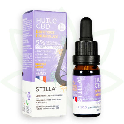 cbd natūralus gynybos aliejus 5 proc. 10ml plataus spektro stilla france mafrenchweed 2