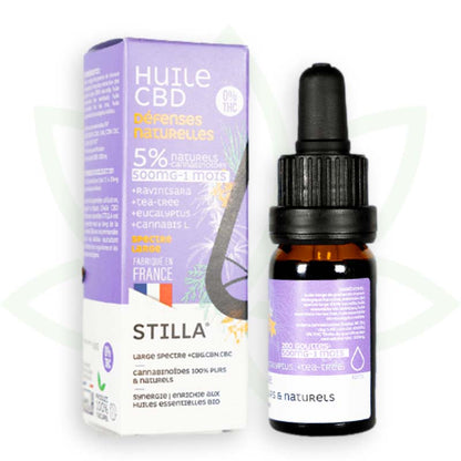 cbd natūralus gynybos aliejus 5 proc. 10ml plataus spektro stilla france mafrenchweed 3