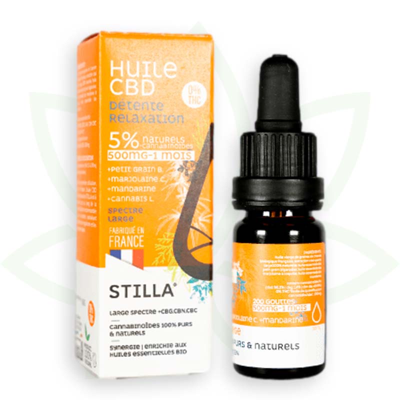 cbd aliejus atsipalaidavimas 5 proc. 10ml plataus spektro stilla france mafrenchweed 3