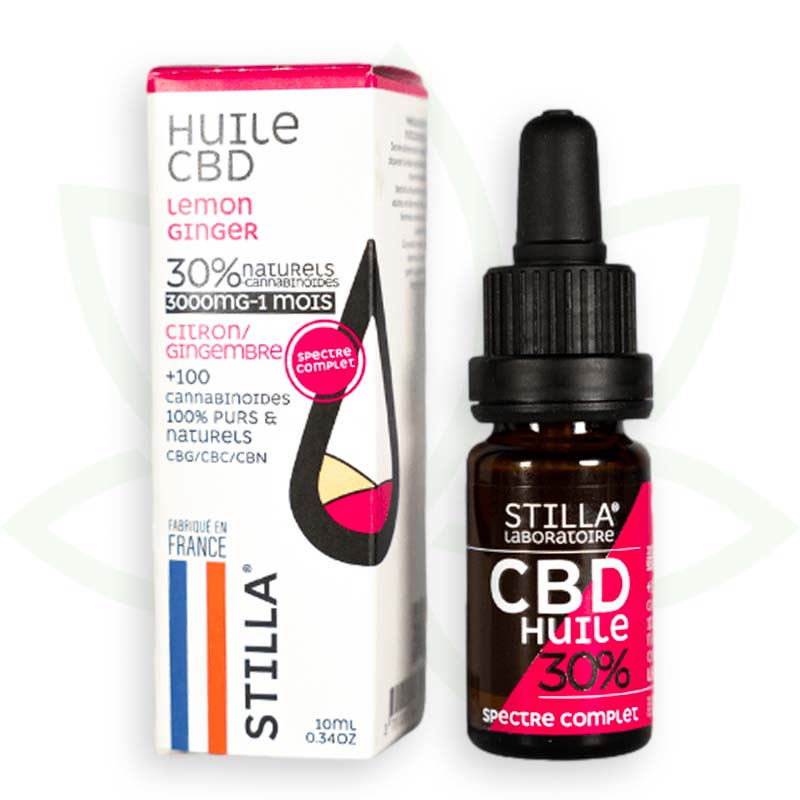 cbd aliejus citrinų imbieras 30 procentų 10ml pilno spektro stilla france mafrenchweed 7