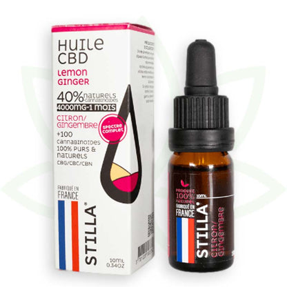 cbd aliejus citrinų imbieras 40 procentų 10ml pilno spektro stilla france mafrenchweed 11