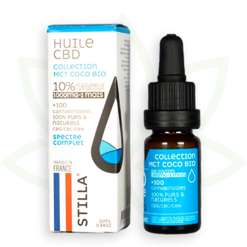 mct coco cbd aliejus 10 proc. 10ml pilno spektro stilla france mafrenchweed 3