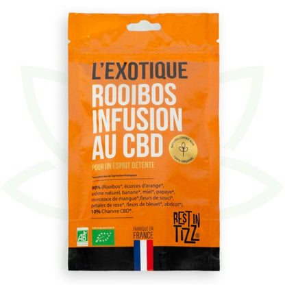 rooibos cbd egzotinė infuzija cbd organinis poilsis tizz mafrenchweed 1